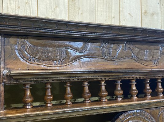 19th Century Oak Wall Unit-QYF-862180