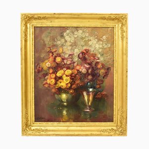 19th-Century, Oil Painting of Flowers, J. Stappers-YVI-859917