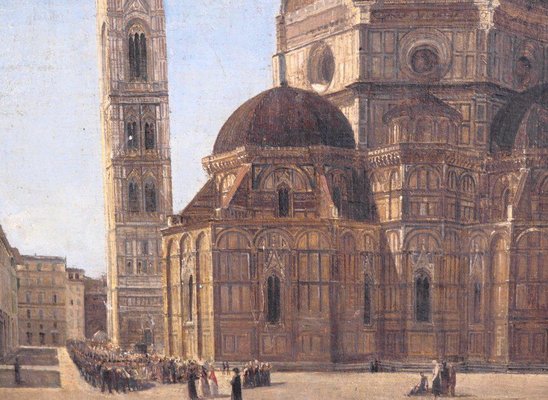 19th Century Painting Duomo in Firenze by P.K-SA-705016