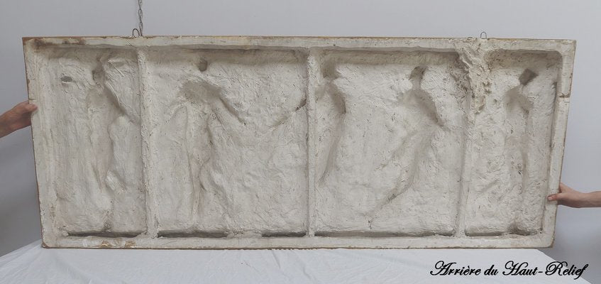 19th Century Plaster High-Relief Sculpture Borghese Dancers-RVK-1723821