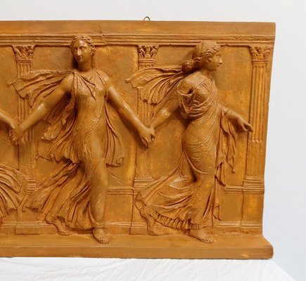 19th Century Plaster High-Relief Sculpture Borghese Dancers-RVK-1723821