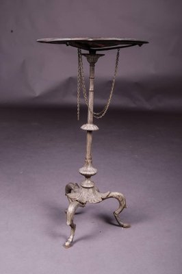 19th Century Pompey Metal Paw Shaped Feet Side Table-FLW-1402351