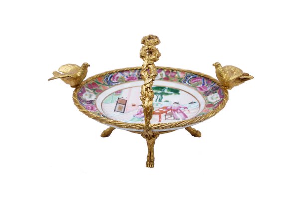 19th Century Porcelain and Gilt Bronze Centerpiece-CEJ-488387