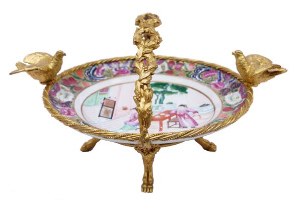 19th Century Porcelain and Gilt Bronze Centerpiece-CEJ-488387