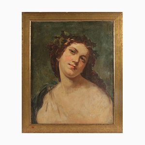 19th Century Portrait Representing a Romantic Pose of a Woman-WFS-744992