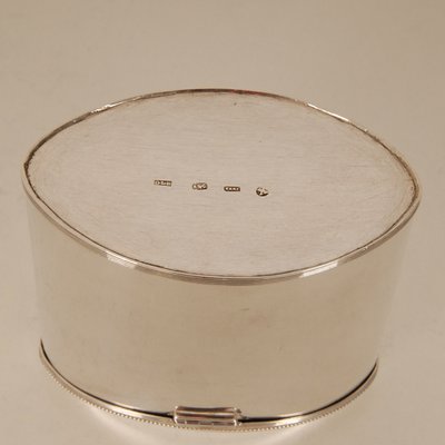 19th Century Regency Empire Napoleonic Sterling Silver Casket Tea Caddy Box-GOE-1175408