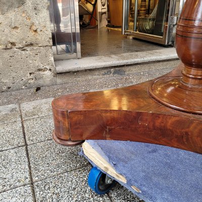 19th Century Regency Mahogany Palm Gueridón Table, England-NUC-2042857