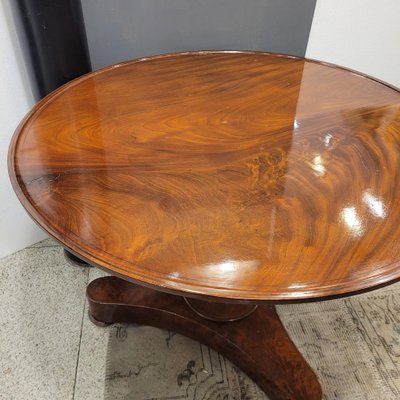 19th Century Regency Mahogany Palm Gueridón Table, England-NUC-2042857