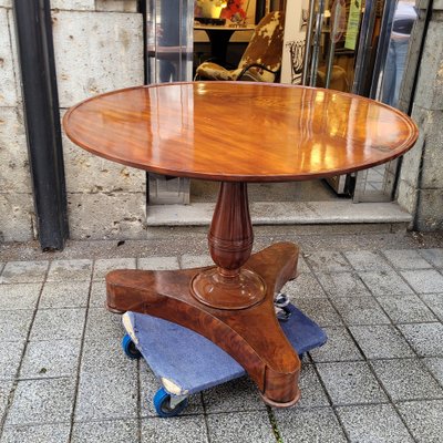 19th Century Regency Mahogany Palm Gueridón Table, England-NUC-2042857