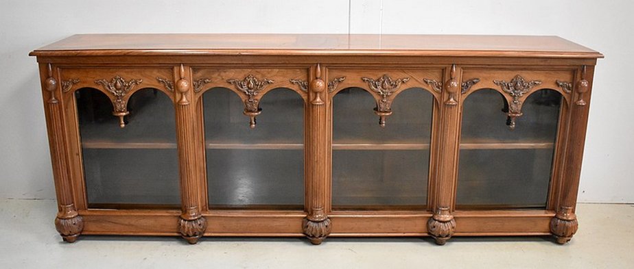 19th Century Renaissance Style Walnut Sideboard-RVK-729823