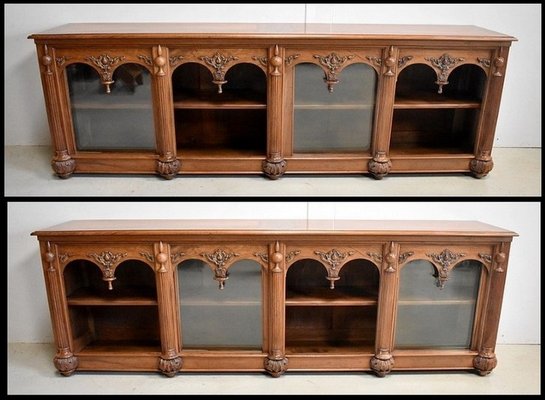 19th Century Renaissance Style Walnut Sideboard-RVK-729823