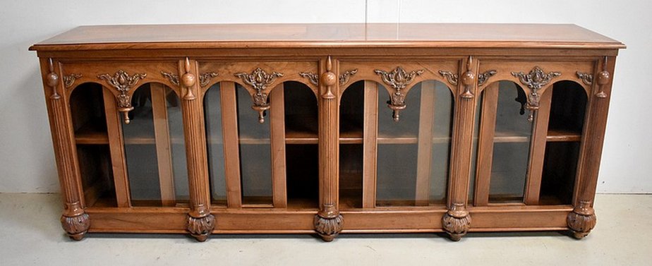 19th Century Renaissance Style Walnut Sideboard-RVK-729823