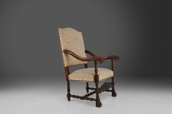 19th Century Renaissance Throne Armchair, 1850s-YSY-1797508