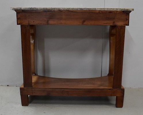 19th Century Restoration Period Walnut Console Table-RVK-746551