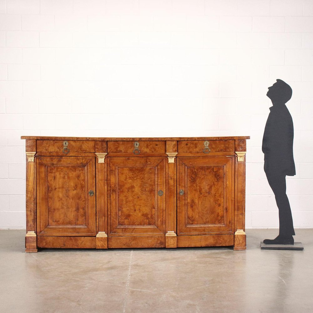 19th Century Restoration Sideboard in Elm, France