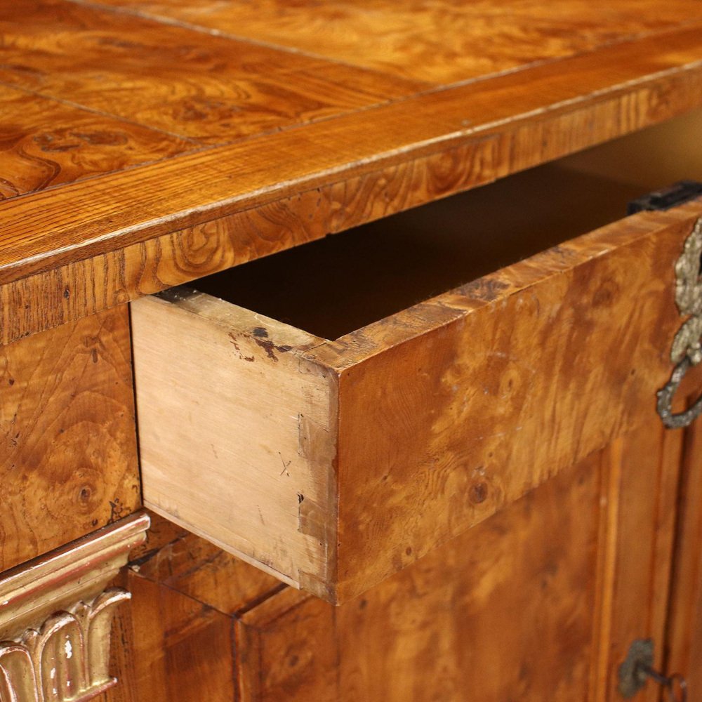 19th Century Restoration Sideboard in Elm, France