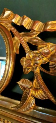 19th Century Rococo Style French Giltwood Mirror-QRS-674546