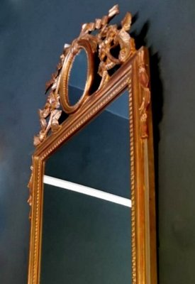 19th Century Rococo Style French Giltwood Mirror-QRS-674546