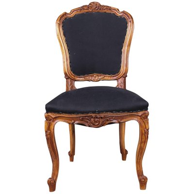 19th Century Rococo Walnut Dining Chair-FLW-1401927