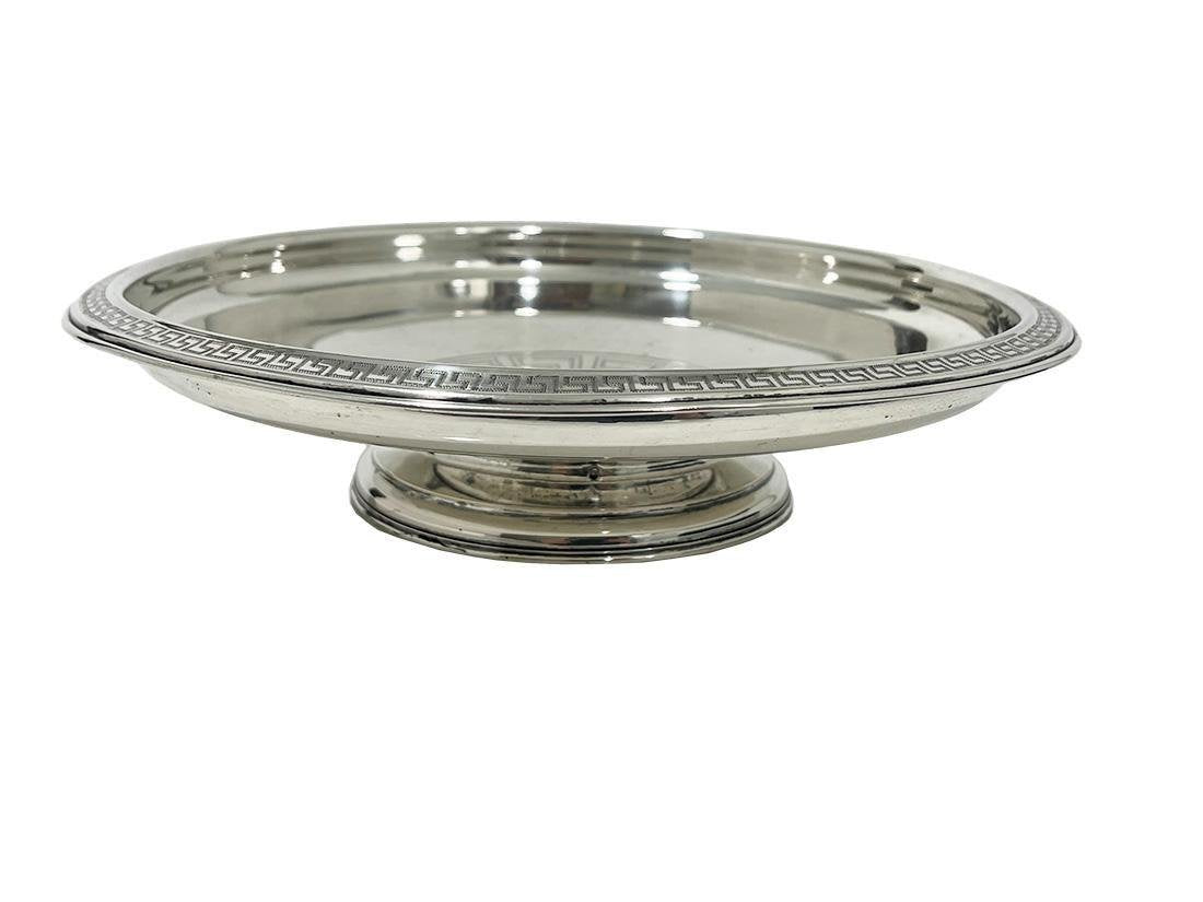 19th Century Round Silver Footed Bowl