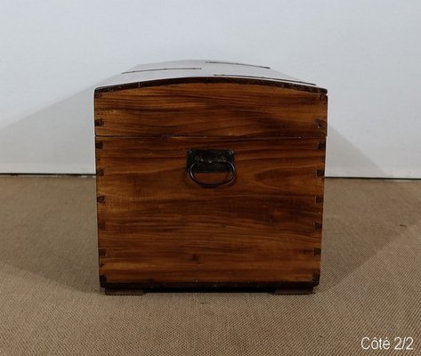 19th Century Rounded Solid Teak Chest-RVK-1179118