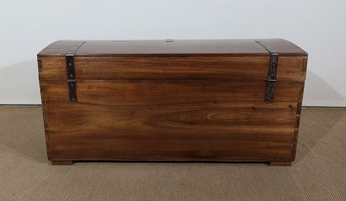 19th Century Rounded Solid Teak Chest-RVK-1179118