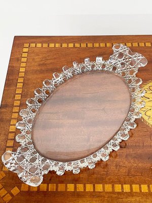 19th Century Russian Crystal Cut Set with Castellated Rims, Set of 3-UCH-1224308