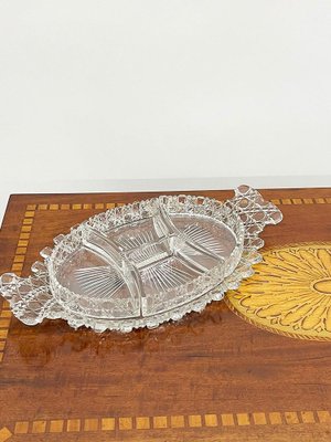 19th Century Russian Crystal Cut Set with Castellated Rims, Set of 3-UCH-1224308