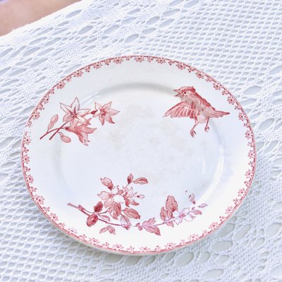 19th Century Sarreguemines Dessert Plates, 1878, Set of 6-SHG-2040531