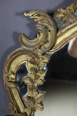 19th Century Sculpted and Golden Wooden Mirror-WSV-1367308