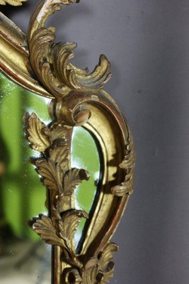 19th Century Sculpted and Golden Wooden Mirror-WSV-1367308