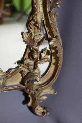 19th Century Sculpted and Golden Wooden Mirror-WSV-1367308