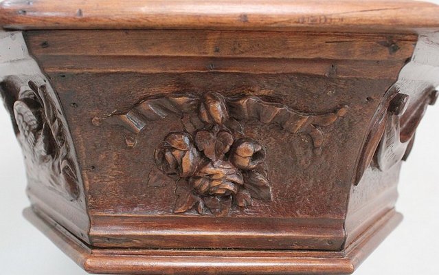 19th Century Sculptural Chestnut Planter-RVK-703032