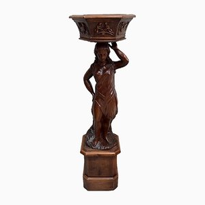 19th Century Sculptural Chestnut Planter-RVK-703032