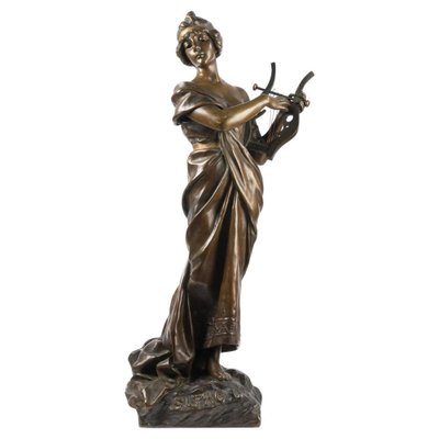 19th Century Sculpture in Patinated Bronze attributed to Emmanuel Villanis-WFS-2041564