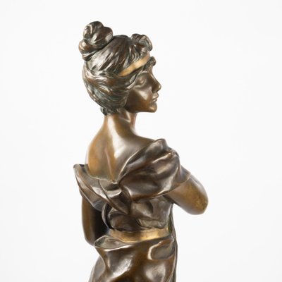 19th Century Sculpture in Patinated Bronze attributed to Emmanuel Villanis-WFS-2041564