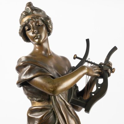 19th Century Sculpture in Patinated Bronze attributed to Emmanuel Villanis-WFS-2041564