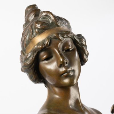 19th Century Sculpture in Patinated Bronze attributed to Emmanuel Villanis-WFS-2041564