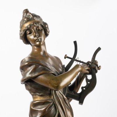 19th Century Sculpture in Patinated Bronze attributed to Emmanuel Villanis-WFS-2041564