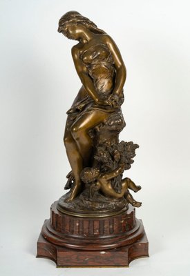 19th Century Sculpture in Patinated Bronze attributed to Mathurin Moreau-WFS-2041566