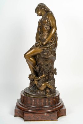 19th Century Sculpture in Patinated Bronze attributed to Mathurin Moreau-WFS-2041566