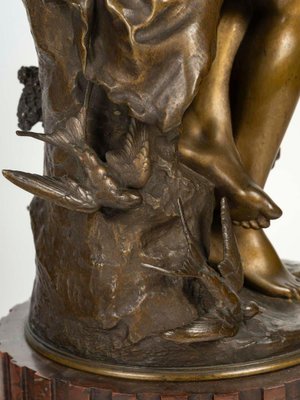 19th Century Sculpture in Patinated Bronze attributed to Mathurin Moreau-WFS-2041566