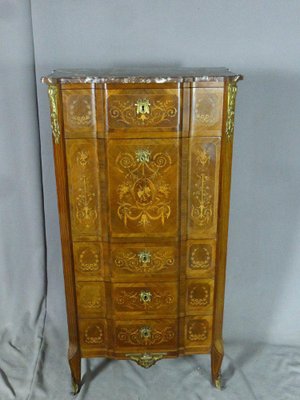 19th Century Secretaire in Marquetry-WSV-1122530