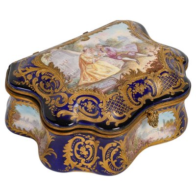 19th Century Sèvres Porcelain Box and Chest-WFS-1806521