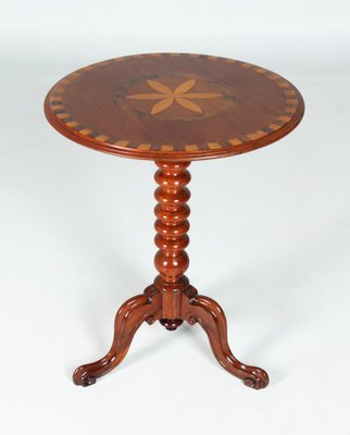 19th Century Side Table with Intarsia-ZLE-1798345