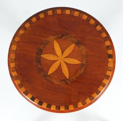 19th Century Side Table with Intarsia-ZLE-1798345