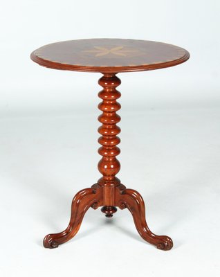 19th Century Side Table with Intarsia-ZLE-1798345