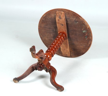 19th Century Side Table with Intarsia-ZLE-1798345