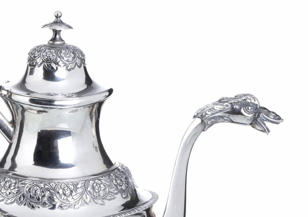 19th Century Silver Coffee Maker