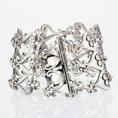 19th Century Silver Cuff Bracelet-OLU-953164